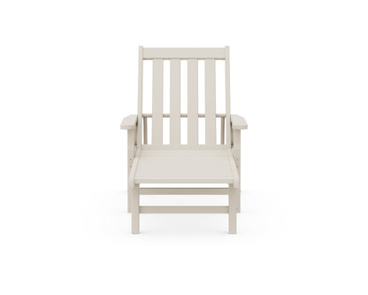 POLYWOOD Vineyard Chaise with Arms and Wheels