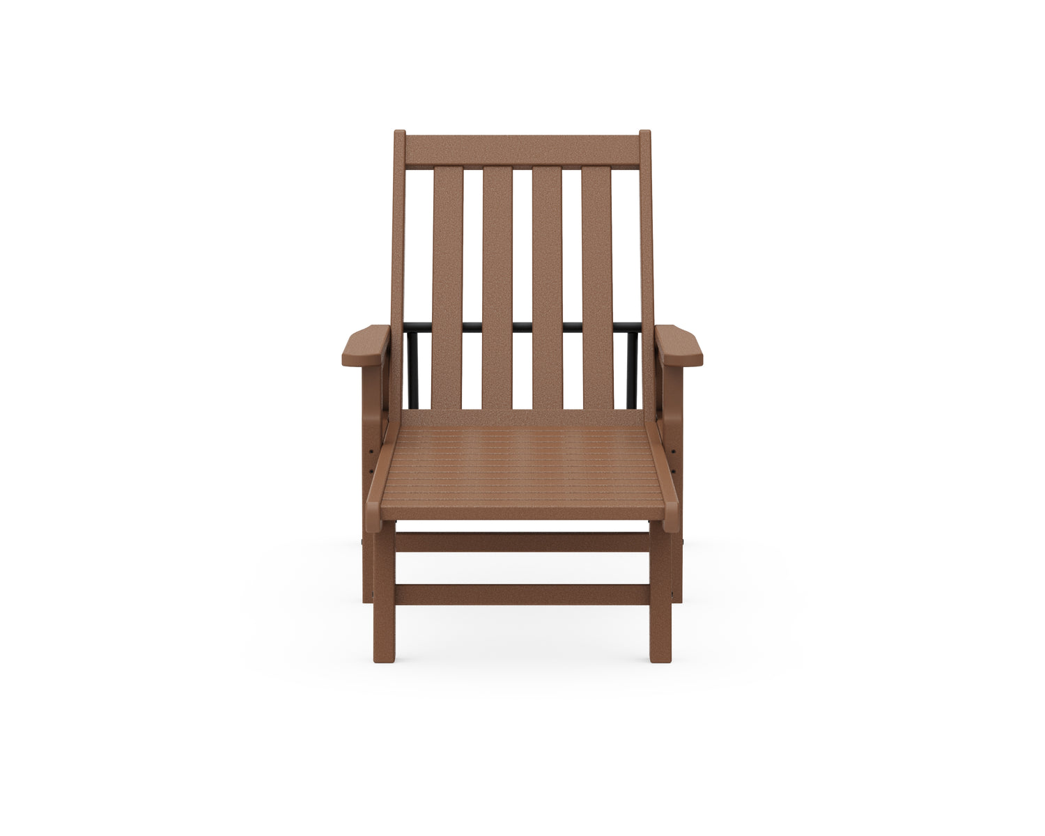 POLYWOOD Vineyard Chaise with Arms and Wheels