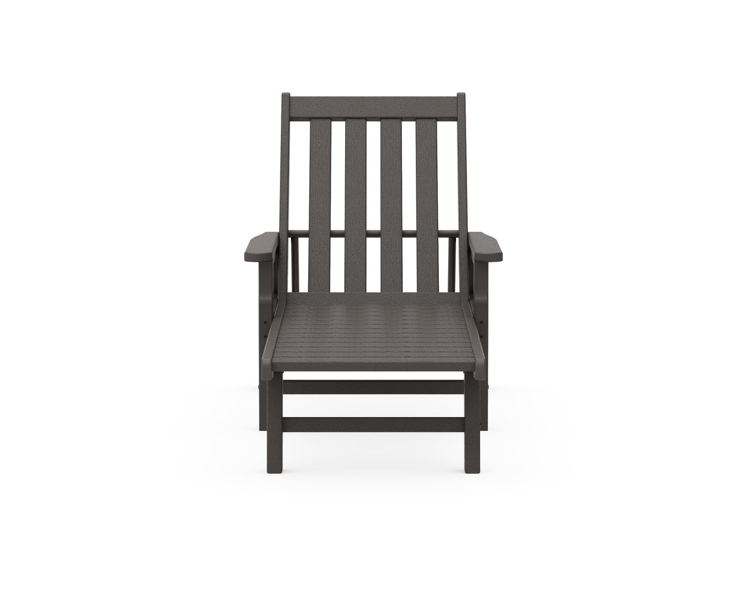 POLYWOOD Vineyard Chaise with Arms and Wheels