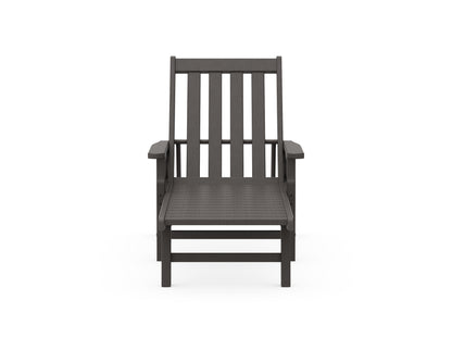 POLYWOOD Vineyard Chaise with Arms and Wheels
