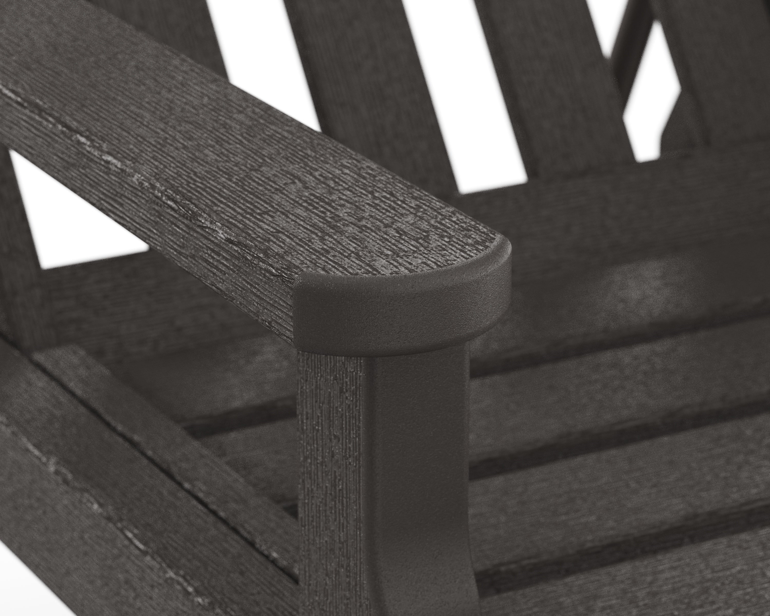 POLYWOOD Vineyard Chaise with Arms and Wheels