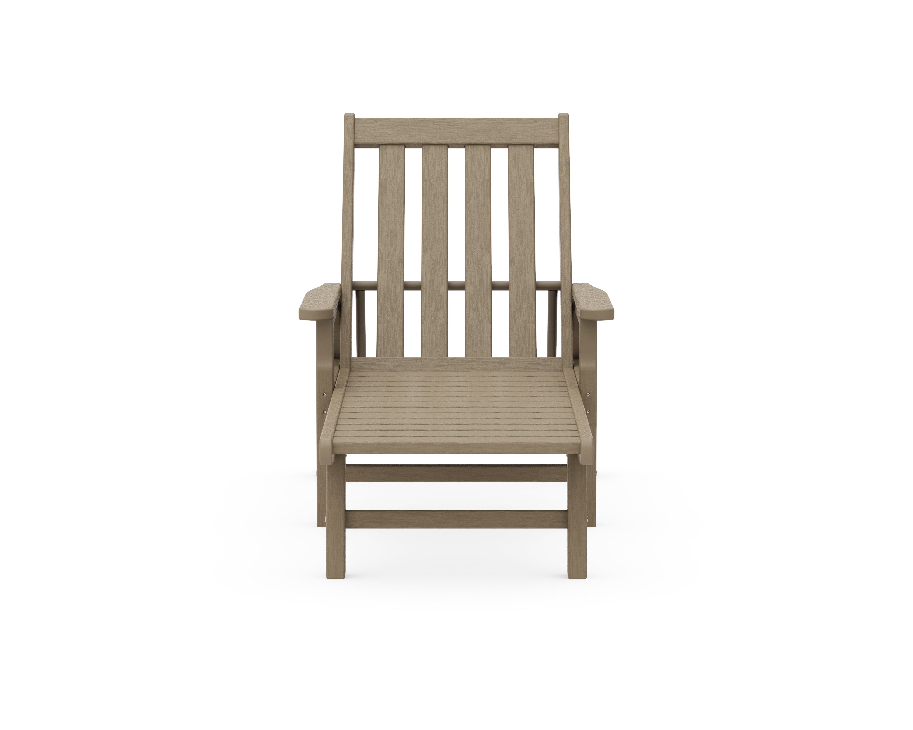 POLYWOOD Vineyard Chaise with Arms and Wheels