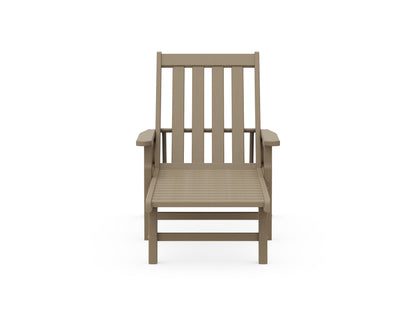 POLYWOOD Vineyard Chaise with Arms and Wheels