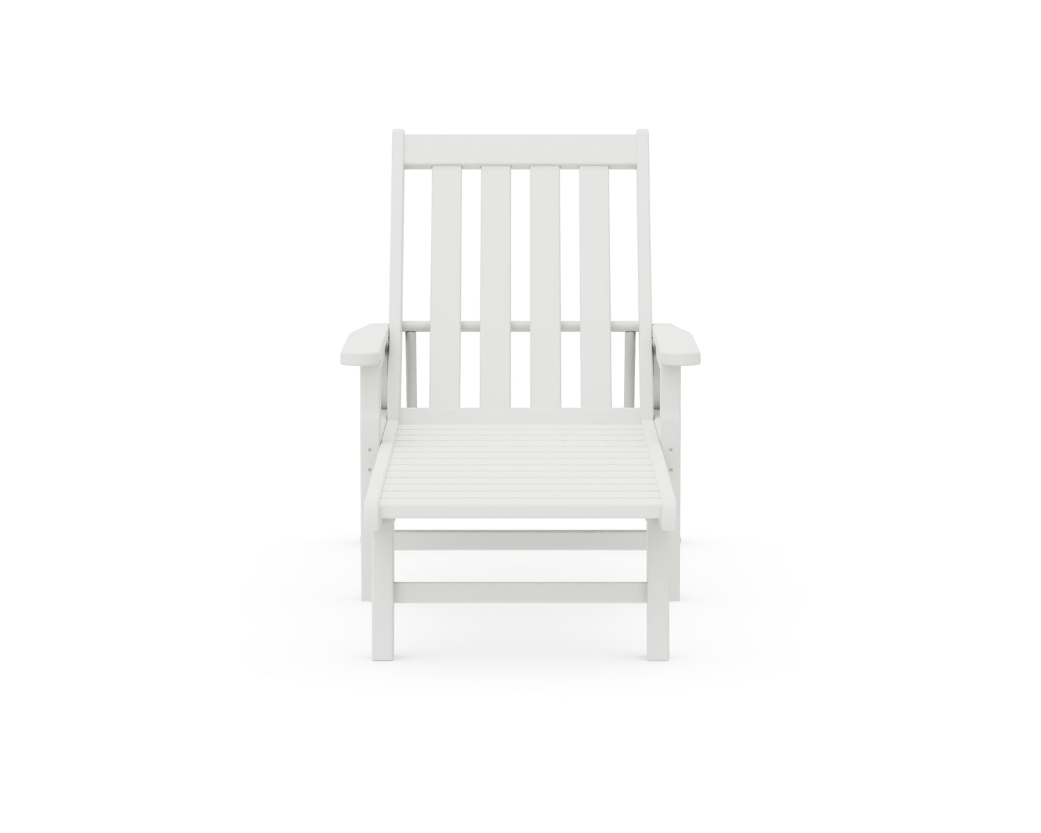 POLYWOOD Vineyard Chaise with Arms and Wheels