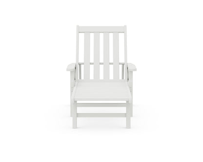 POLYWOOD Vineyard Chaise with Arms and Wheels