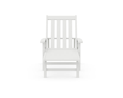 POLYWOOD Vineyard Chaise with Arms and Wheels