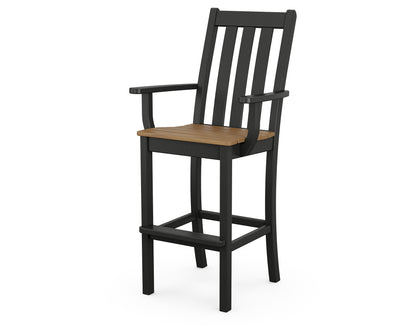 POLYWOOD Vineyard Bar Arm Chair