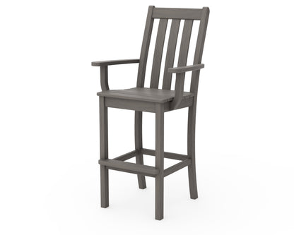 POLYWOOD Vineyard Bar Arm Chair