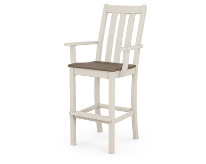 POLYWOOD Vineyard Bar Arm Chair