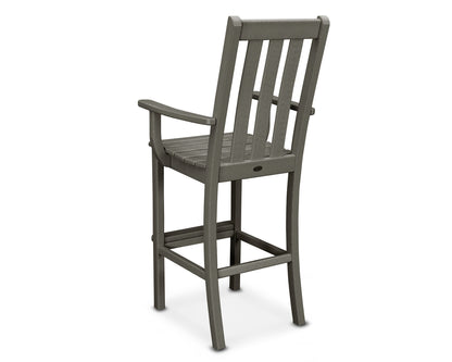 POLYWOOD Vineyard Bar Arm Chair