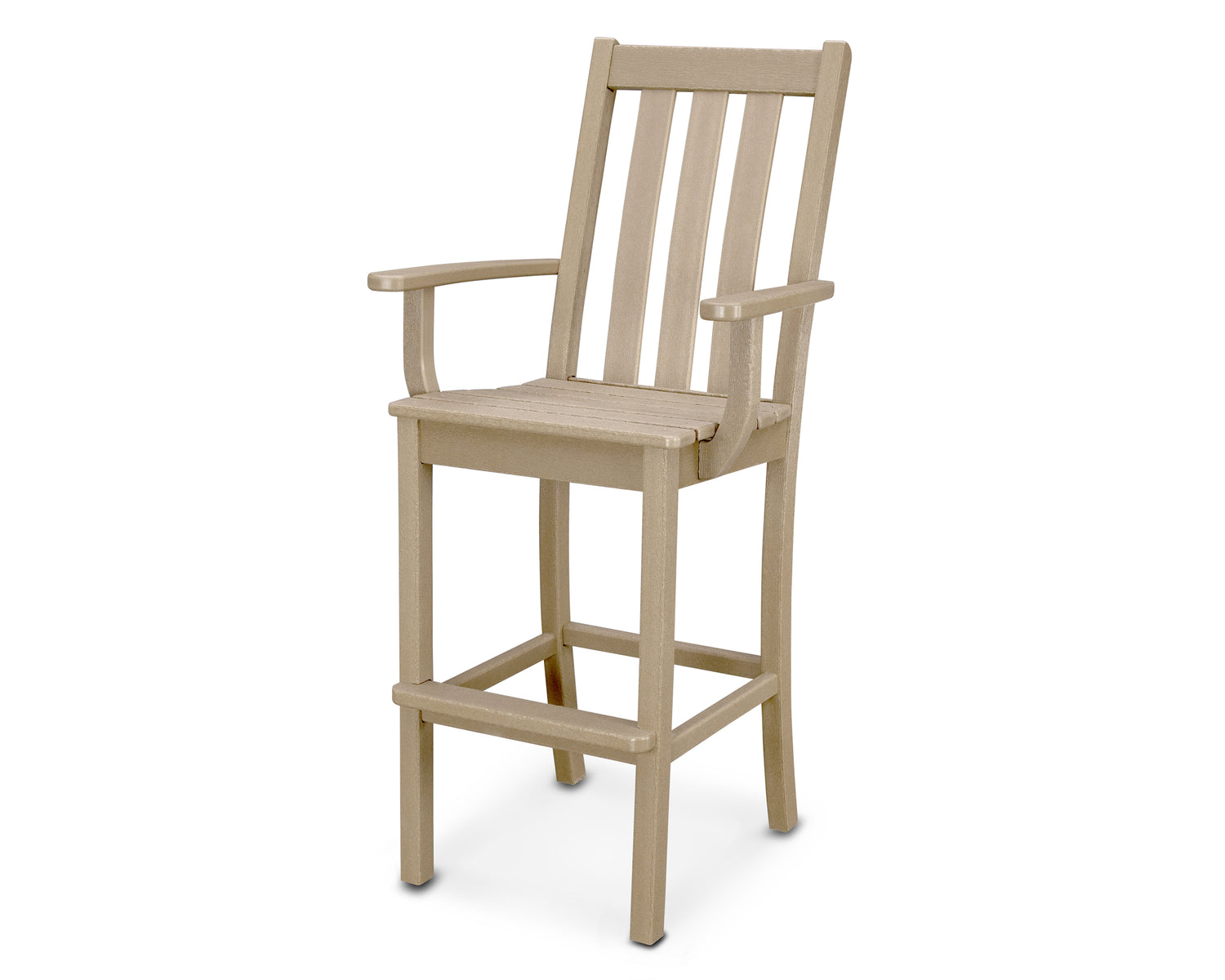 POLYWOOD Vineyard Bar Arm Chair