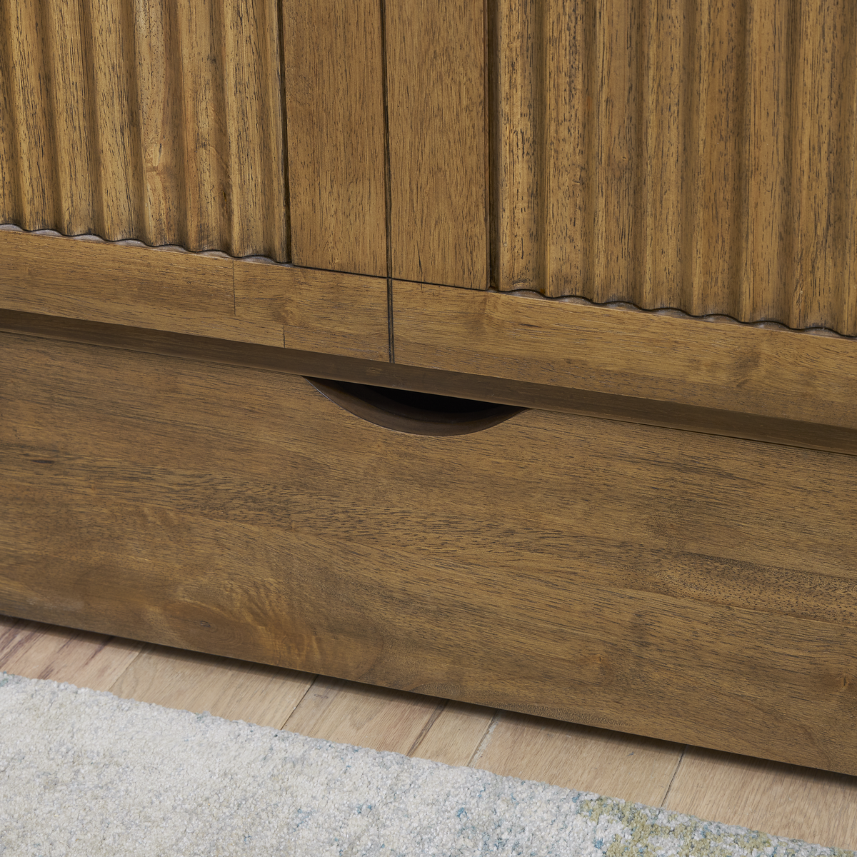 Verona Murphy Bed reeded drawer detail