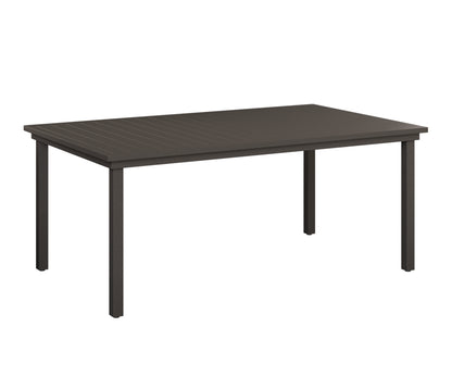 Berlin Gardens Vida 44"x73" Table - Aluminum Top in Granite Speckle