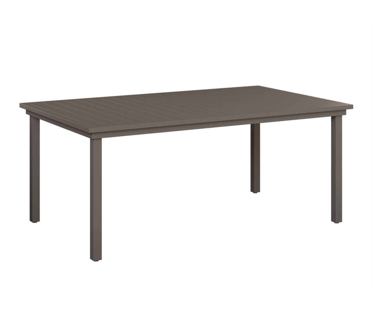 Berlin Gardens Vida 44"x73" Table - Aluminum Top in Graphite