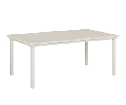 Berlin Gardens Vida 44"x73" Table - Aluminum Top in White