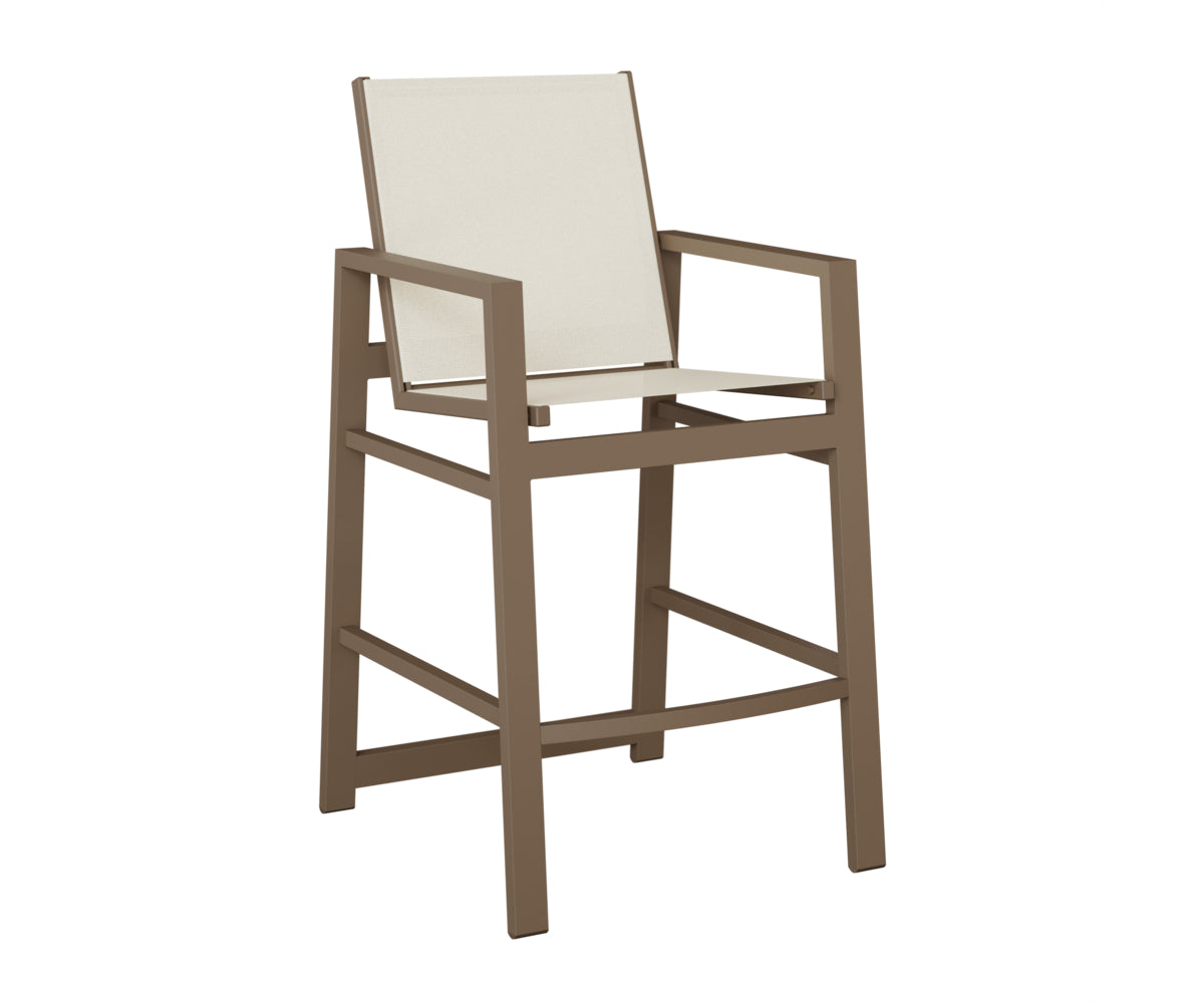 Berlin Gardens Vida Sling Bar Chair in Clay