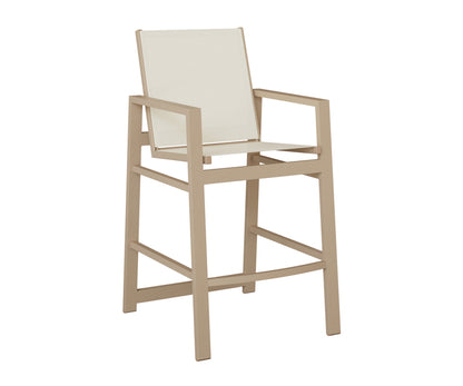 Berlin Gardens Vida Sling Bar Chair in Sahara Speckle