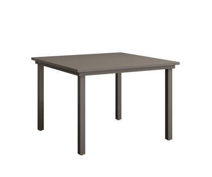 Berlin Gardens Vida 44" Square Table - Aluminum Top in Graphite