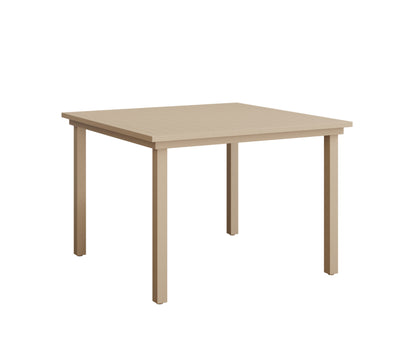 Berlin Gardens Vida 44" Square Table - Aluminum Top in Luna Multi