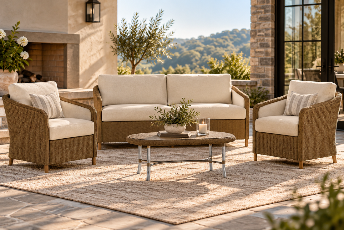 Lloyd Flanders Visions 4-Piece Living Room Set