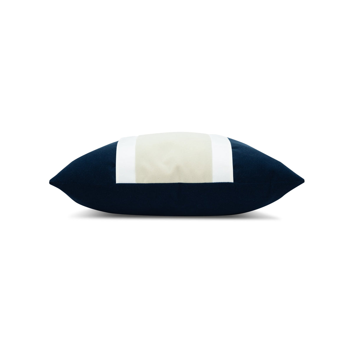 Elaine Smith Tradition Midnight outdoor pillow, navy - view 8