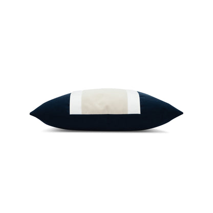 Elaine Smith Tradition Midnight outdoor pillow, navy - view 4