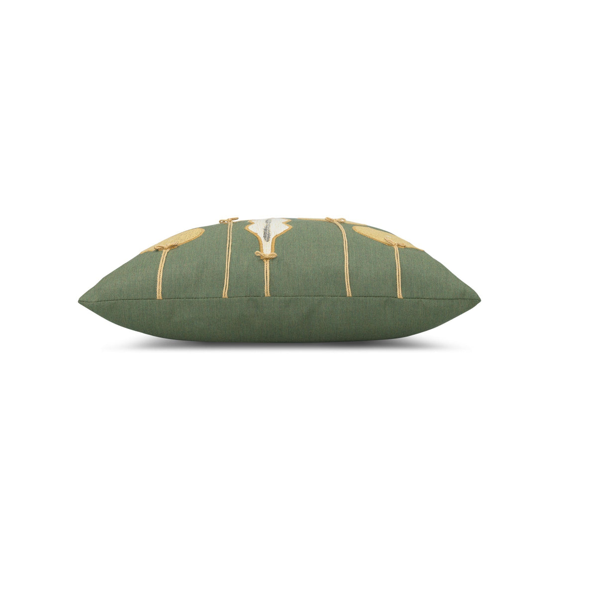 Elaine Smith Ornaments Fern 20x20 outdoor pillow, green - view 4