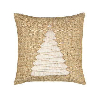 Elaine Smith Fraser Fir Golden Outdoor Pillow