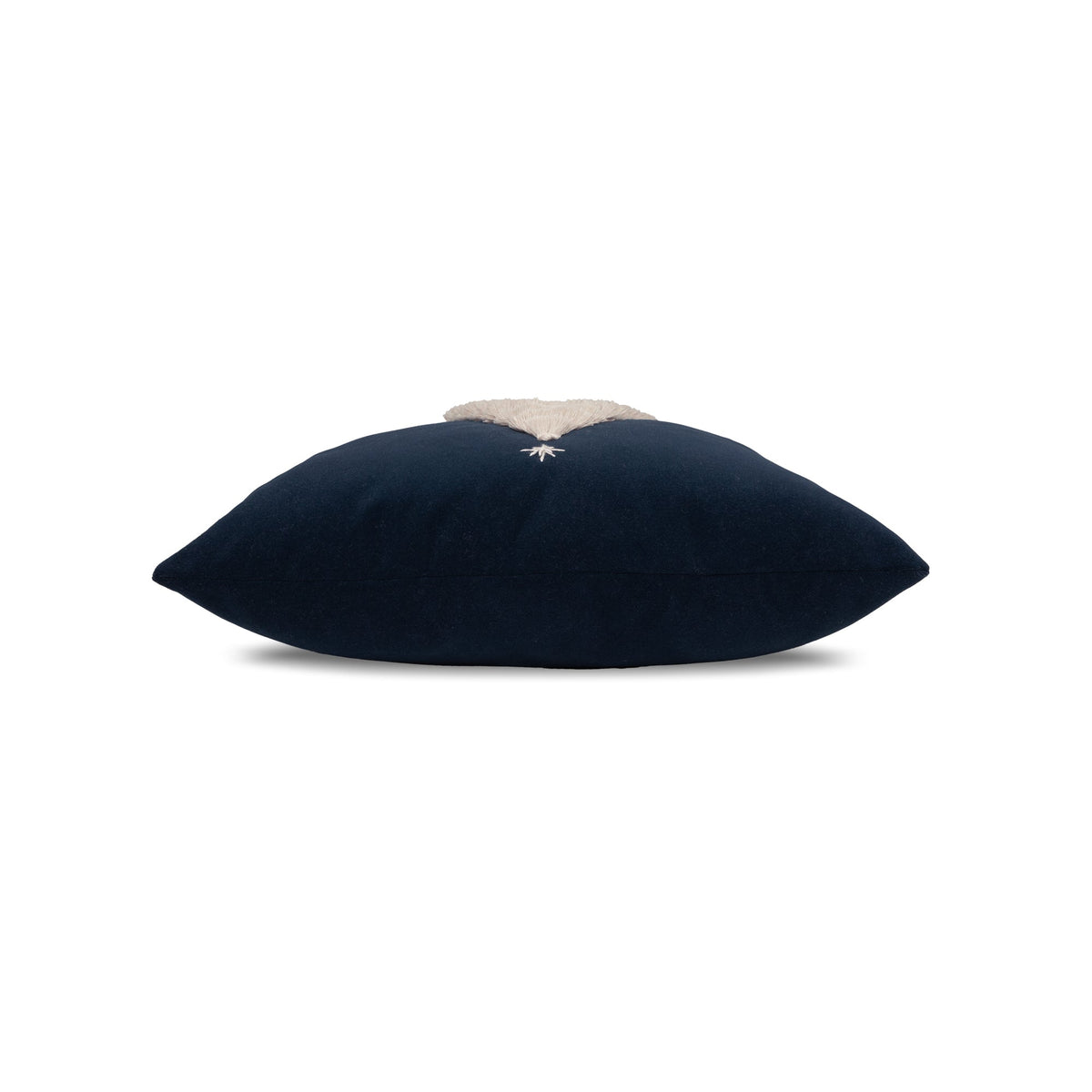 Elaine Smith Fraser Fir Midnight outdoor pillow, navy - view 8