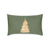 Elaine Smith Fraser Fir Fern outdoor pillow, green