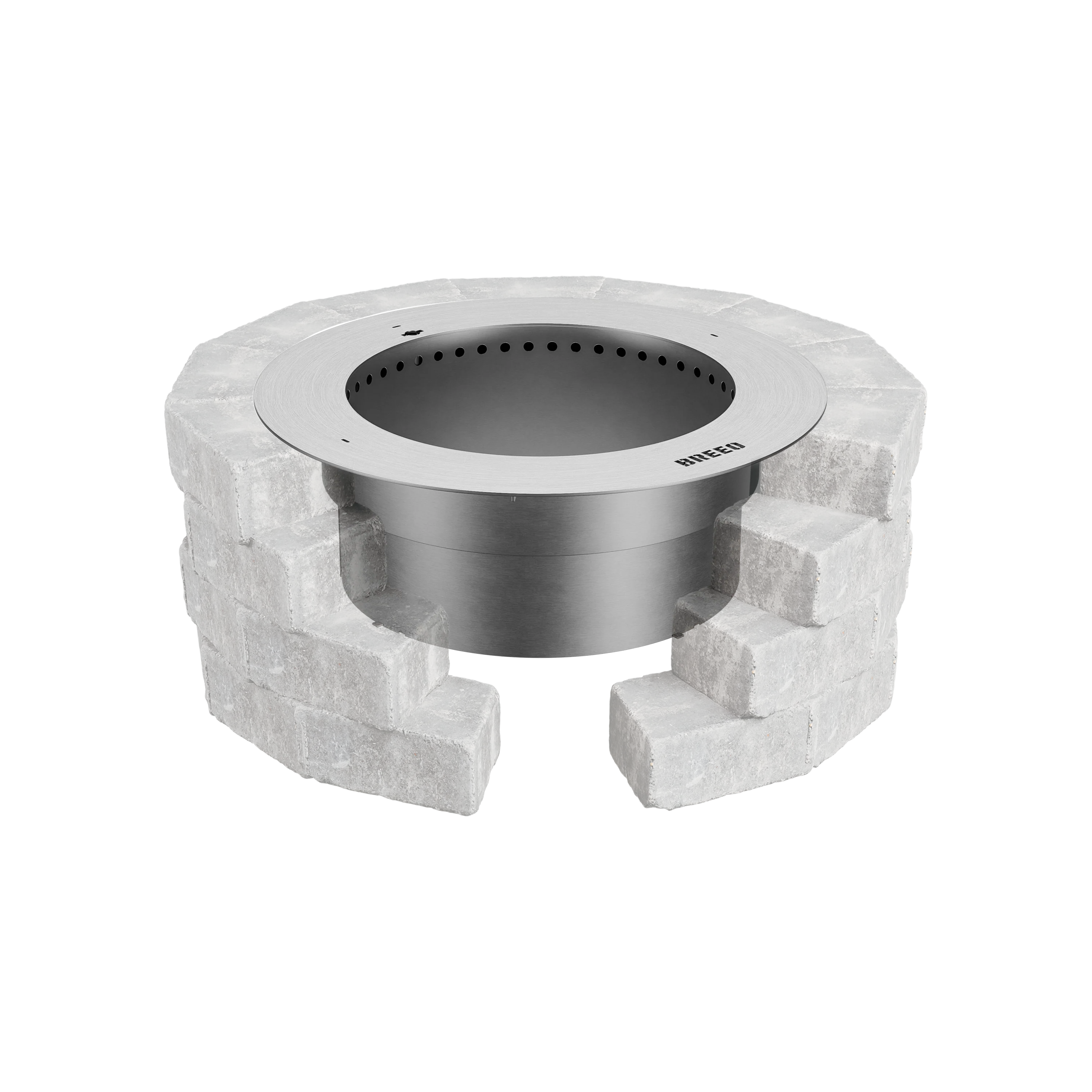 Breeo Zentro Smokeless Fire Pit with Lid