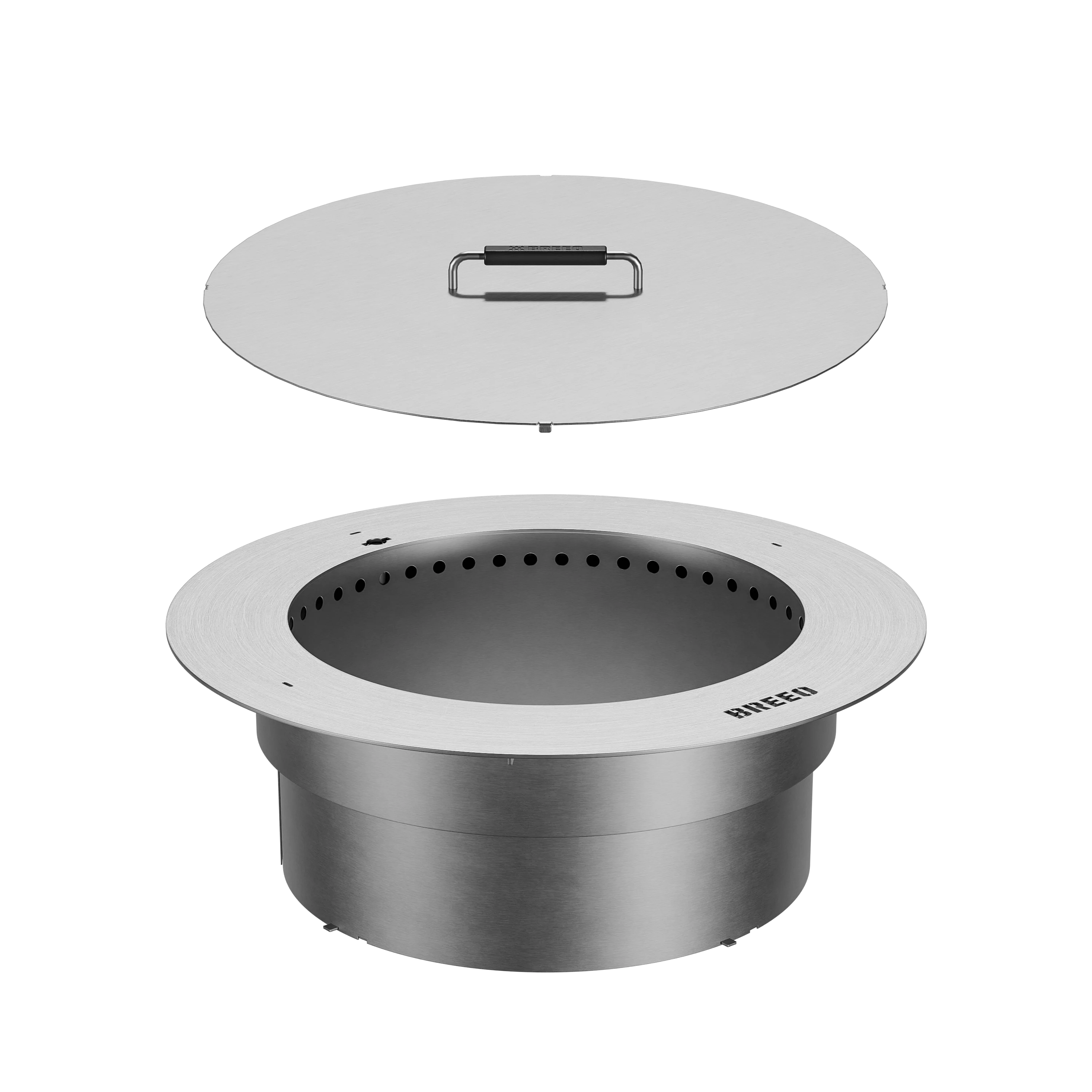 Breeo Zentro Smokeless Fire Pit with Lid