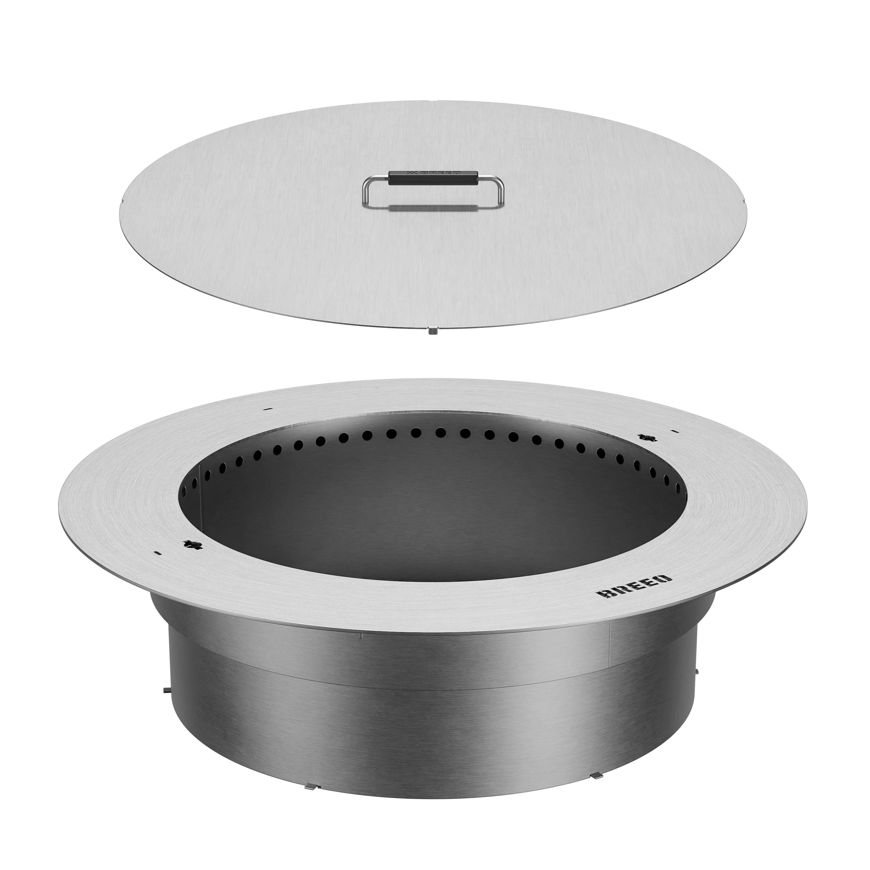 Breeo Zentro Smokeless Fire Pit with Lid