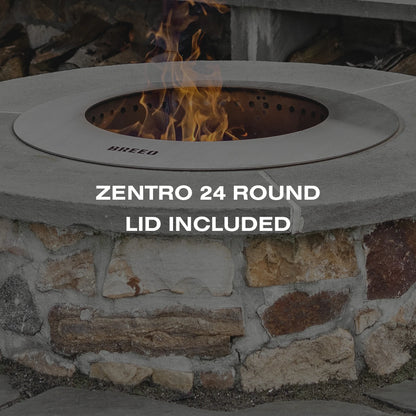 Breeo Zentro Smokeless Fire Pit with Lid