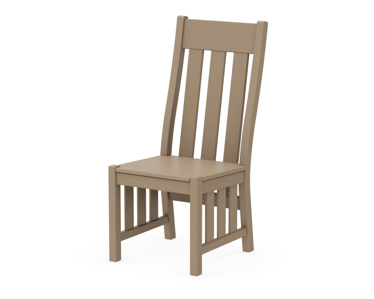 POLYWOOD Acadia Dining Side Chair in Vintage Sahara