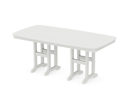 POLYWOOD Nautical 37" x 72" Dining Table in Vintage White