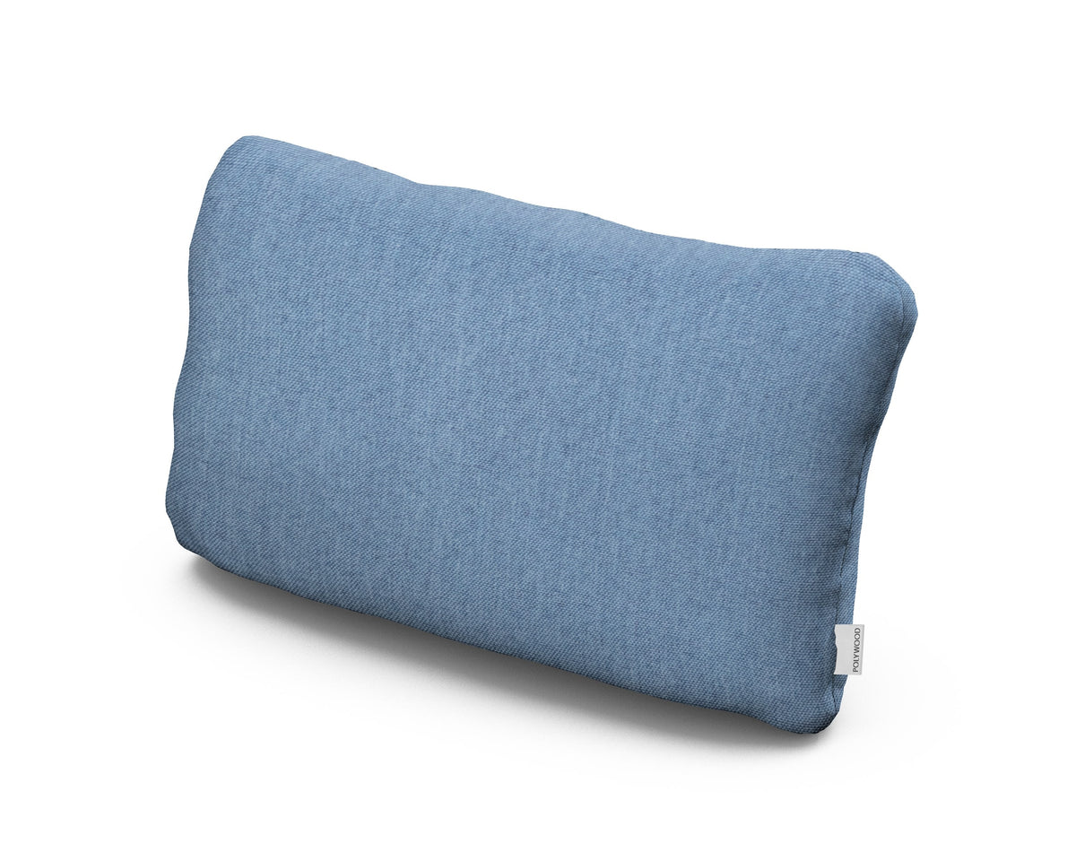 POLYWOOD Outdoor Lumbar Pillow in Sky Blue