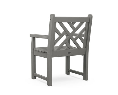 POLYWOOD Chippendale Garden Arm Chair angle view
