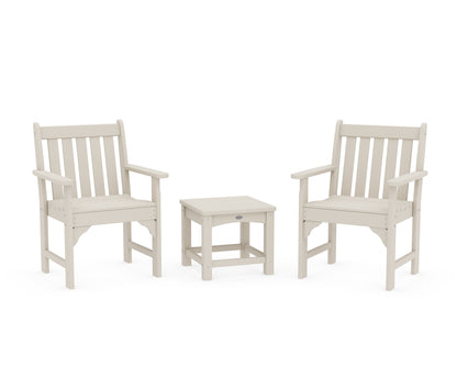 POLYWOOD Vineyard 3-Piece Garden Chair Set in Sand