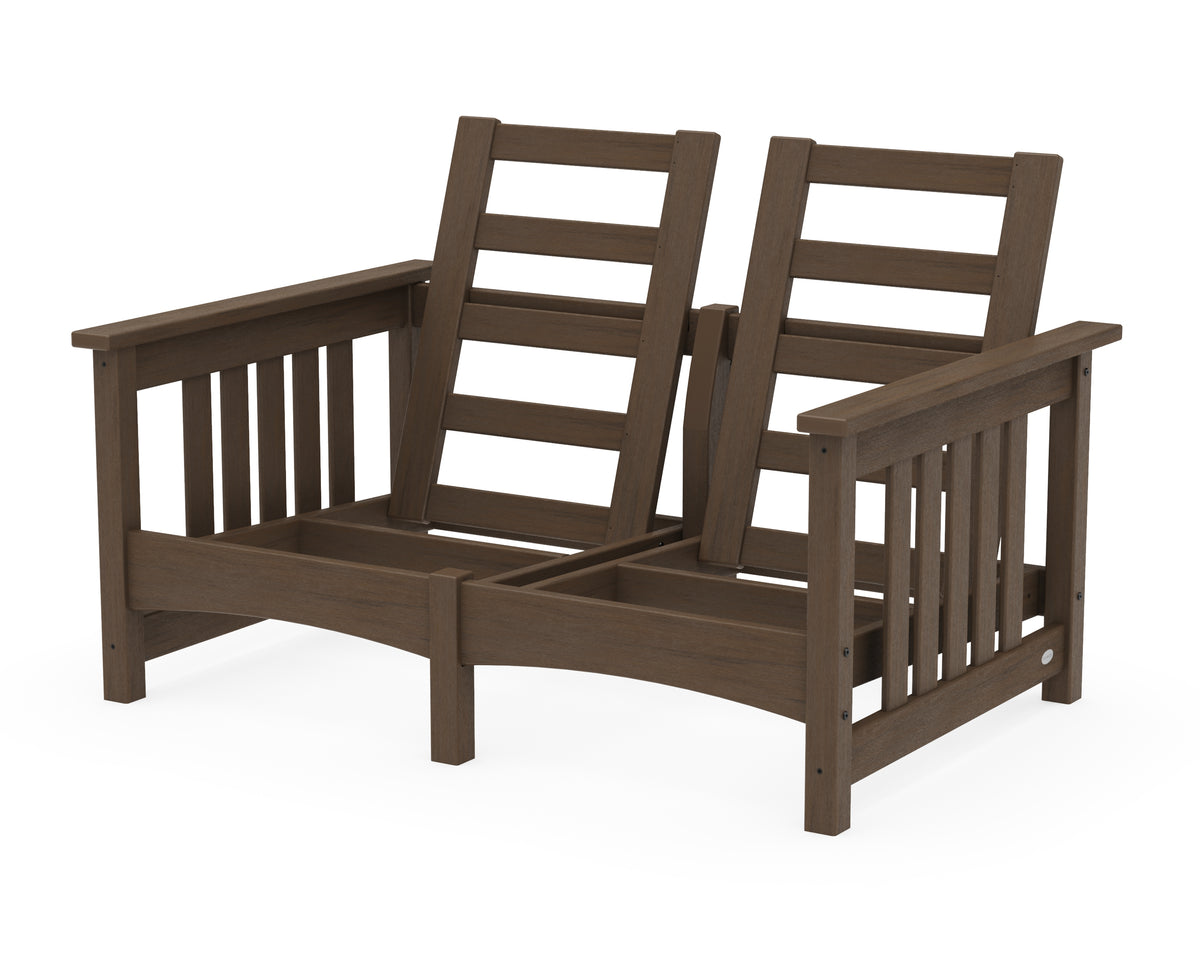 POLYWOOD Club Mission Loveseat Frame in Kona