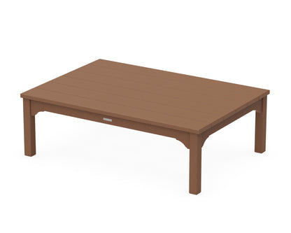 POLYWOOD Chinoiserie Coffee Table in Teak