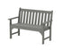 POLYWOOD Vineyard 48" Bench in Slate Grey