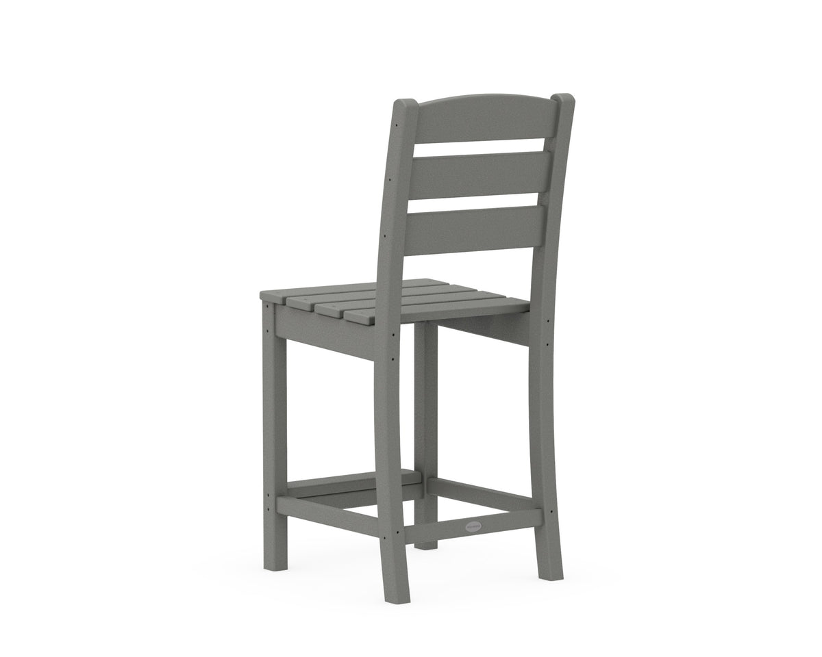 POLYWOOD Lakeside Counter Side Chair angle view
