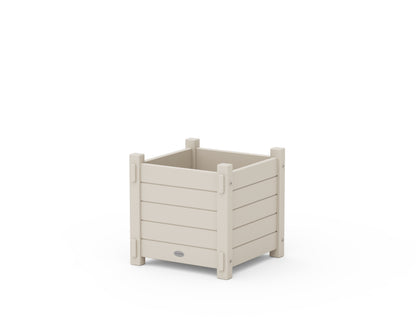 POLYWOOD Nautical Square Planter Box in Sand