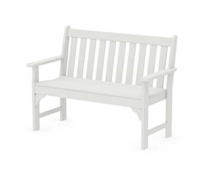 POLYWOOD Vineyard 48" Bench in Vintage White