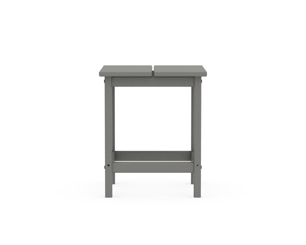 POLYWOOD Studio Square Side Table angle view