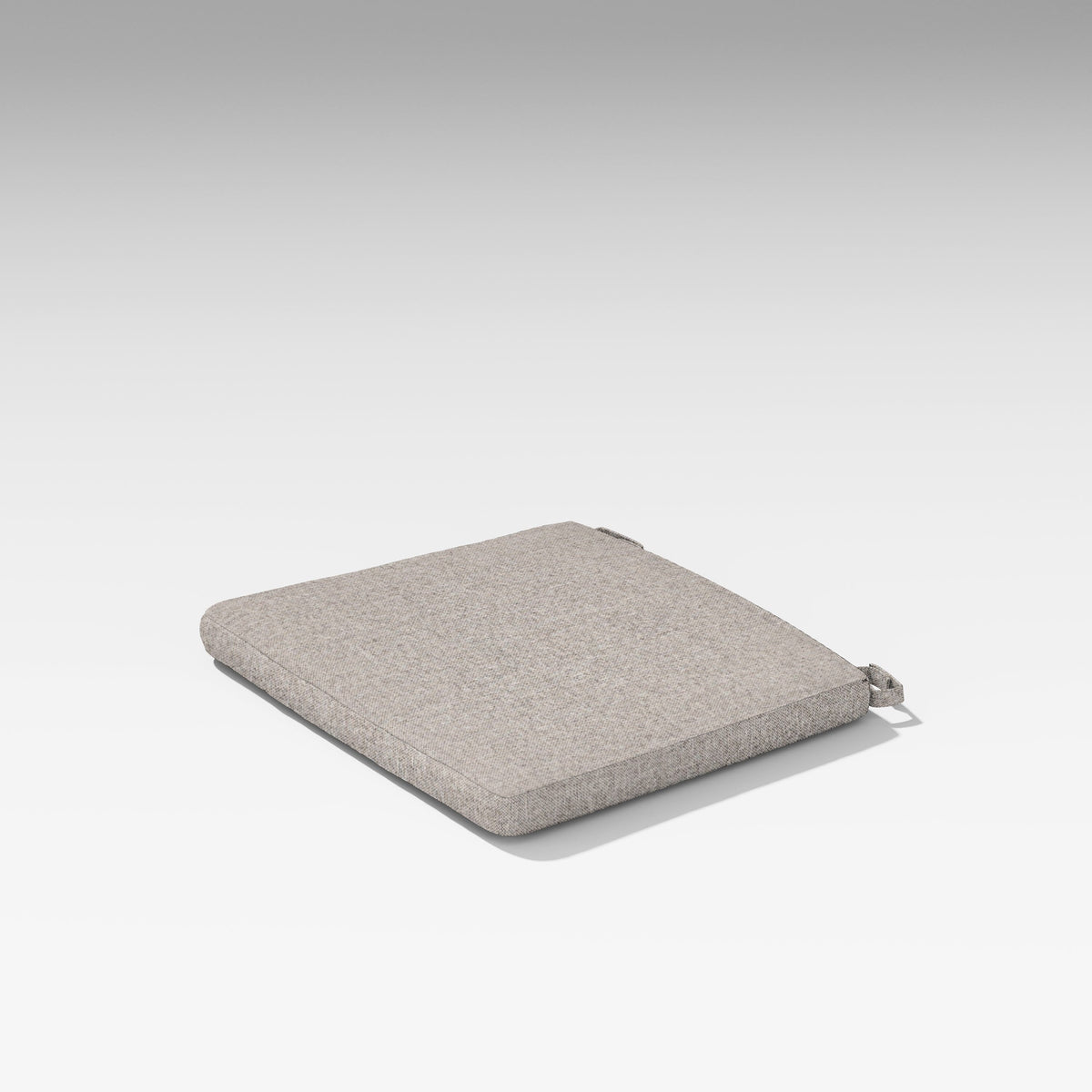 POLYWOOD Latitude Dining Chair Quick-Dry Seat Pad in Weathered Tweed