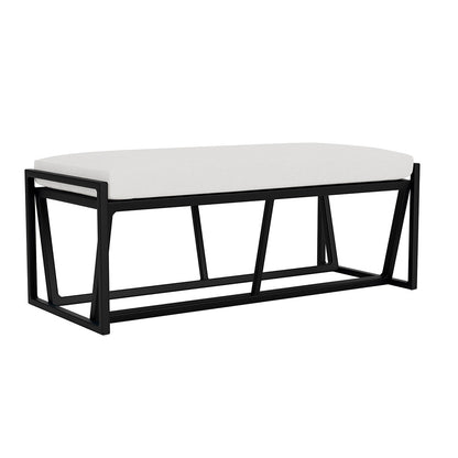 Lloyd Flanders Summit Loveseat Ottoman, lifestyle photo 1