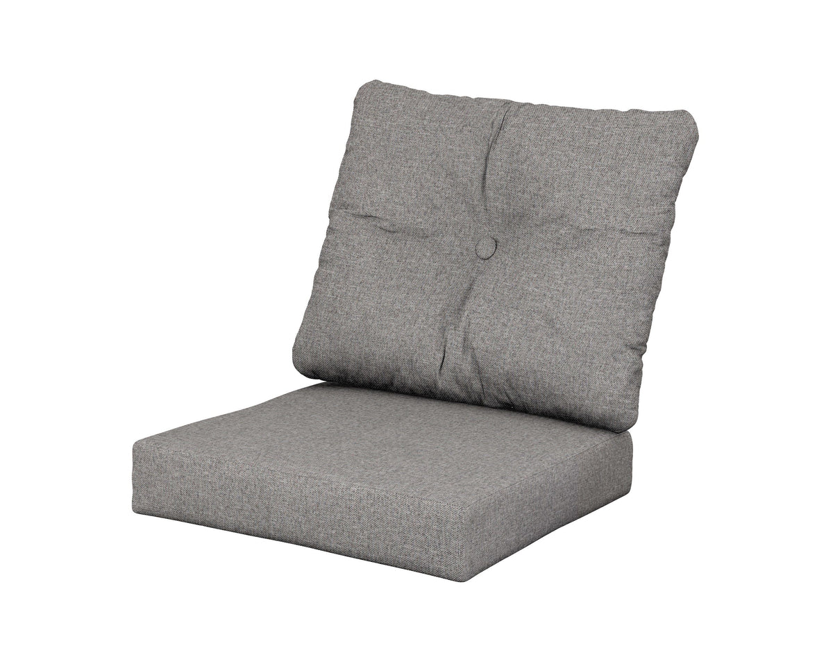 POLYWOOD Vineyard Seat/Back Cushion in Grey Mist
