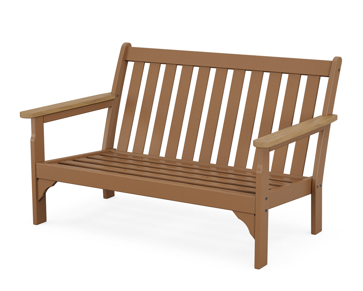 POLYWOOD Vineyard Loveseat Frame in Teak / Natural